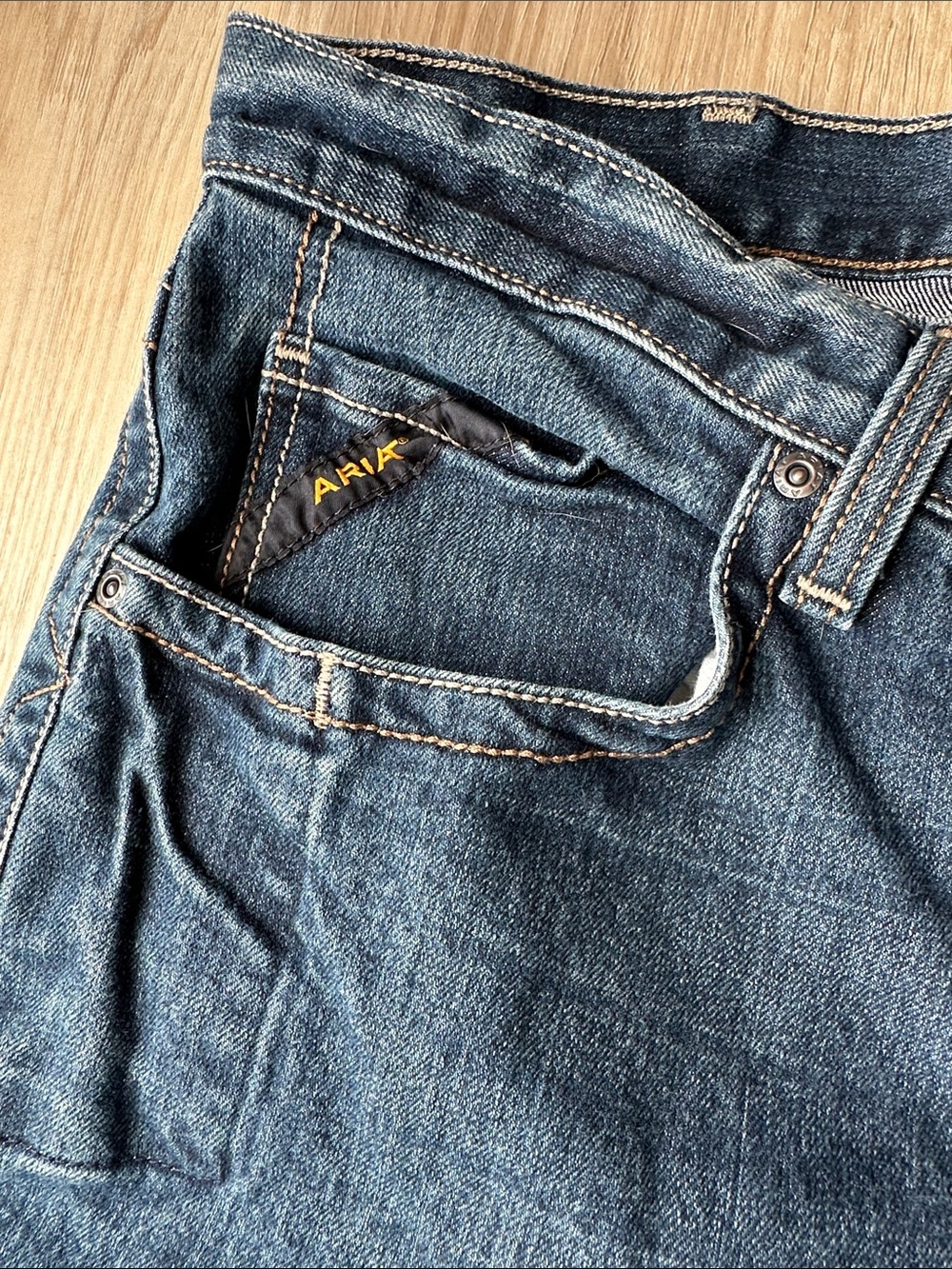 Ariat Men's M4 Relax Boot Rebat Jeans 38x32. - Picture 5 of 7